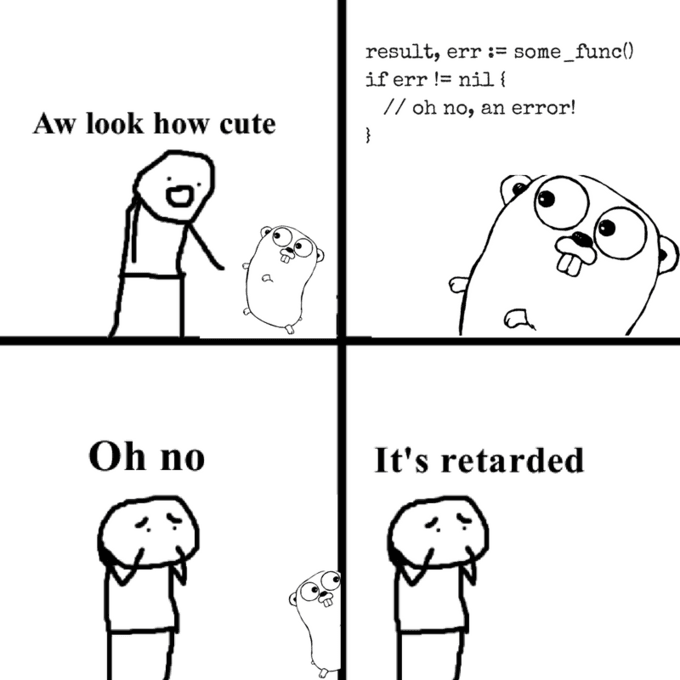 My feelings about Go after spending a weekend together